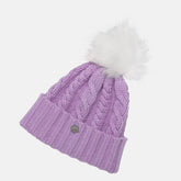 Kite Purple Lux Knit Pom Beanie | New Balance Accessories