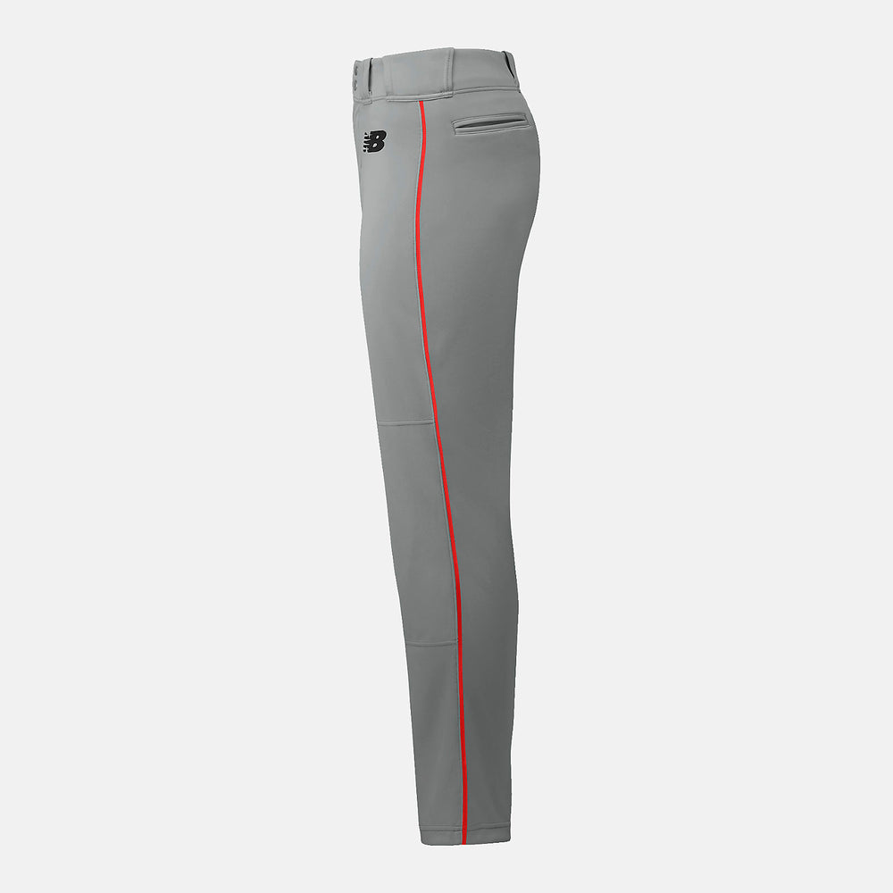 Grey/Red Adversary 2 Baseball Piped Pant Tapered | New Balance Clothing