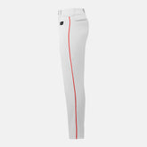 White/Red Adversary 2 Baseball Piped Pant Tapered | New Balance Clothing