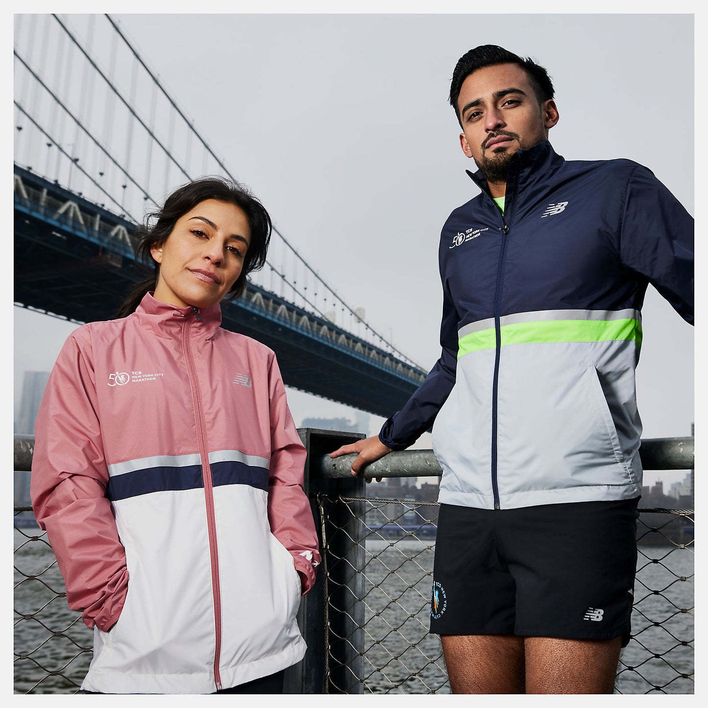 Eclipse Heather NYC Marathon Jacket | New Balance Clothing