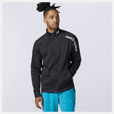 Black Tenacity Knit Jacket | New Balance Clothing