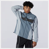 Grey NB Athletics Windbreaker | New Balance Clothing