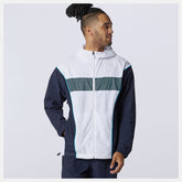 White NB Athletics Windbreaker | New Balance Clothing