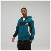 Teal NB Athletics Higher Learning Windbreaker | New Balance Clothing
