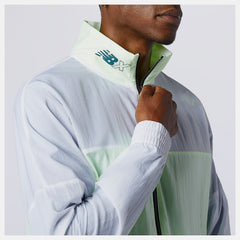 Bleached Lime Glo NB Essentials NBX Jacket | New Balance Clothing