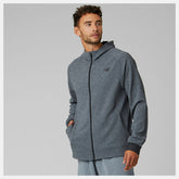 Athletic Grey/Black and White NB Basketball Finisher Full Zip | New Balance Clothing