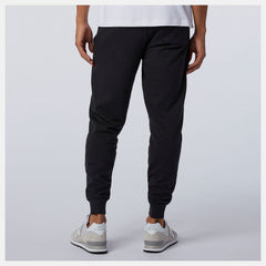 Black Essentials Stacked Logo Sweatpant | New Balance Clothing