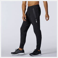 Black Heather Fortitech Fleece Pant | New Balance Clothing