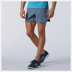 Ocean Grey Impact Run 5 Inch Short | New Balance Clothing