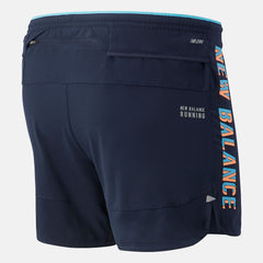 Eclipse Multi Printed Impact Run 5 Inch Short | New Balance Clothing