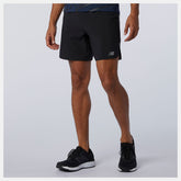 Black Impact Run 7 Inch Short | New Balance Clothing