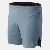 Ocean Grey Impact Run 7 Inch Short | New Balance Clothing