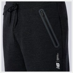 Black Heather Fortitech Fleece Short | New Balance Clothing