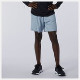 Light Slate Q Speed Fuel 7 Inch Short | New Balance Clothing