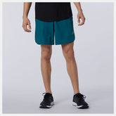 Mountain Teal Q Speed Fuel 7 Inch Short | New Balance Clothing