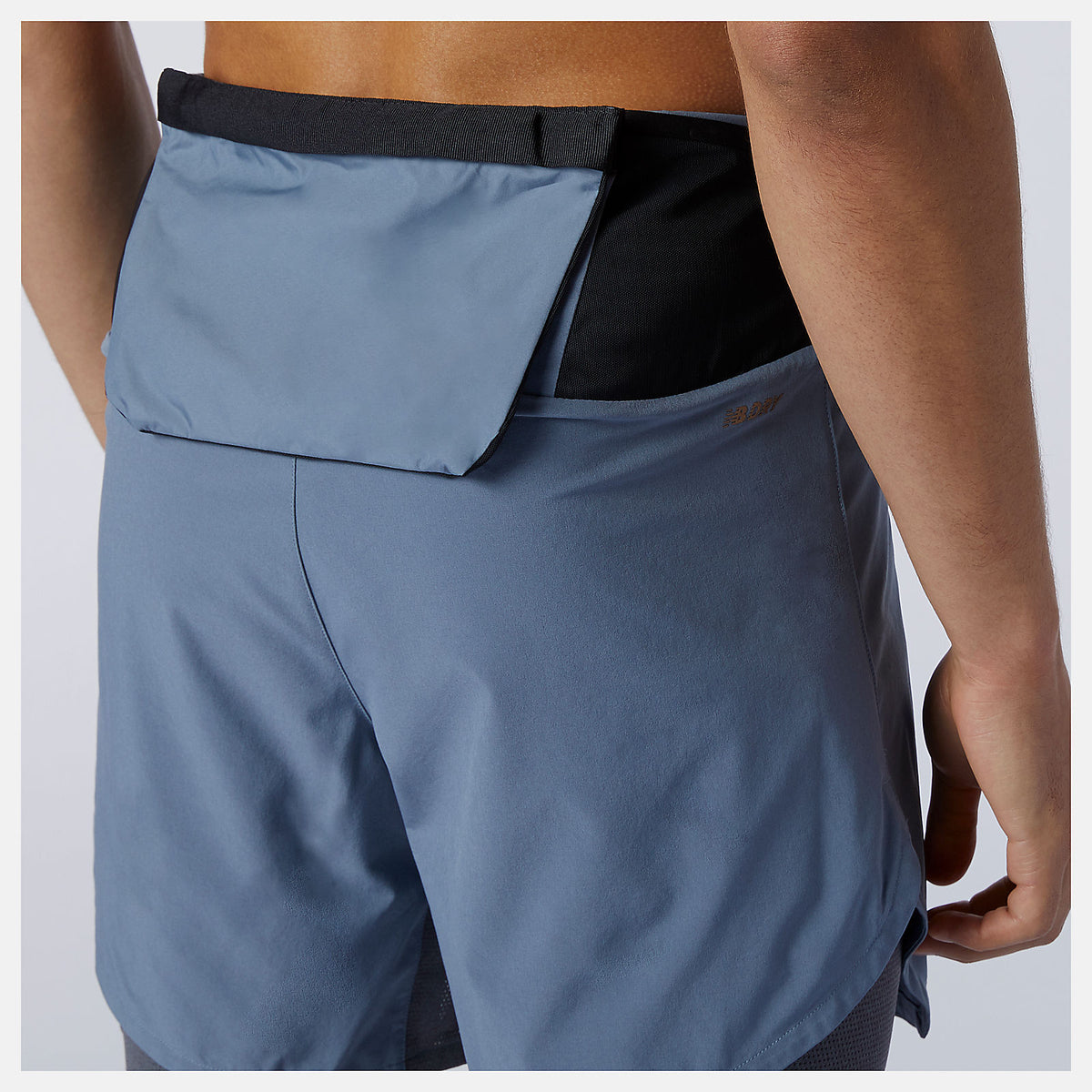 Ocean Grey PMV Portable Short | New Balance Clothing
