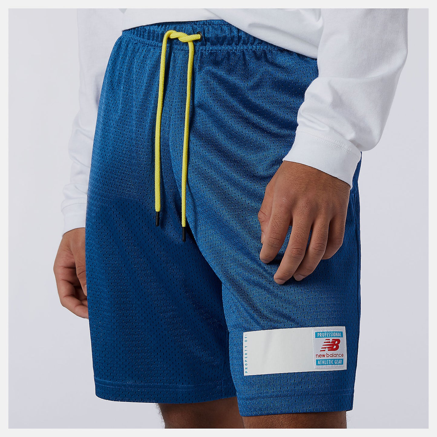 Captain Blue NB Essentials Mesh Short | New Balance Clothing