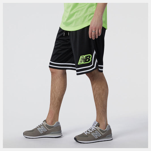 Black NB Athletics Psy Varsity Mesh Short | New Balance Clothing