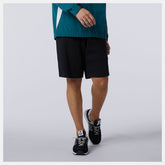 Black NB Athletics Higher Learning Fleece Short | New Balance Clothing