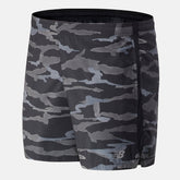 Black/Grey Printed Accelerate 5 In Short | New Balance Clothing