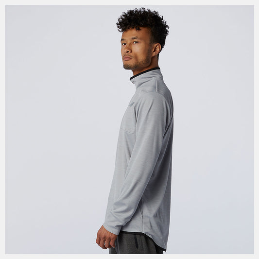 Athletic Grey Tenacity Quarter Zip | New Balance Clothing
