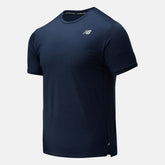 Eclipse Heather Impact Run Short Sleeve | New Balance Clothing