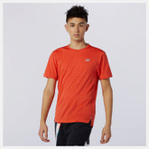 Ghost Pepper Impact Run Short Sleeve | New Balance Clothing