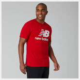Team Red Essentials Stacked Logo Tee | New Balance Clothing