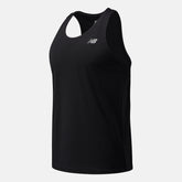 Black Accelerate Singlet | New Balance Clothing