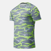 Bleached Lime Glo/Outerspace Printed Accelerate Short Sleeve | New Balance Clothing