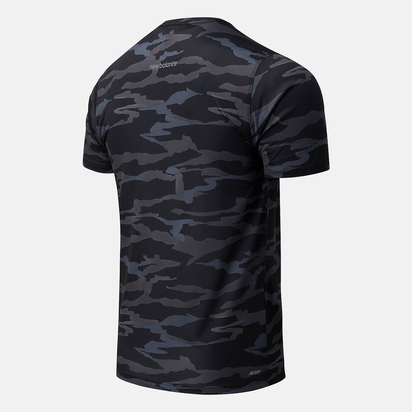 Black Camo Printed Accelerate Short Sleeve | New Balance Clothing