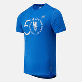 Faded Cobalt NYC Marathon Impact Run Short Sleeve | New Balance Clothing