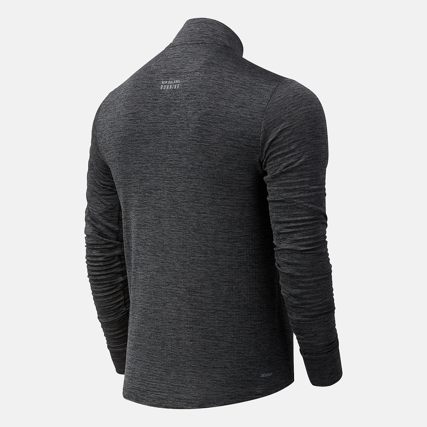Heather Charcoal NYC Marathon Impact Run Grid Back Half Zip | New Balance Clothing