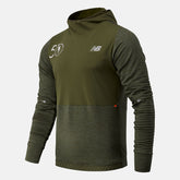 Oak Leaf Green NYC Marathon Impact Run Grid Back Hoodie | New Balance Clothing
