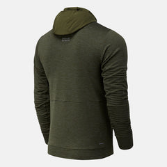 Oak Leaf Green NYC Marathon Impact Run Grid Back Hoodie | New Balance Clothing