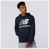 Eclipse NB Essentials Stacked Logo Po Hoodie | New Balance Clothing