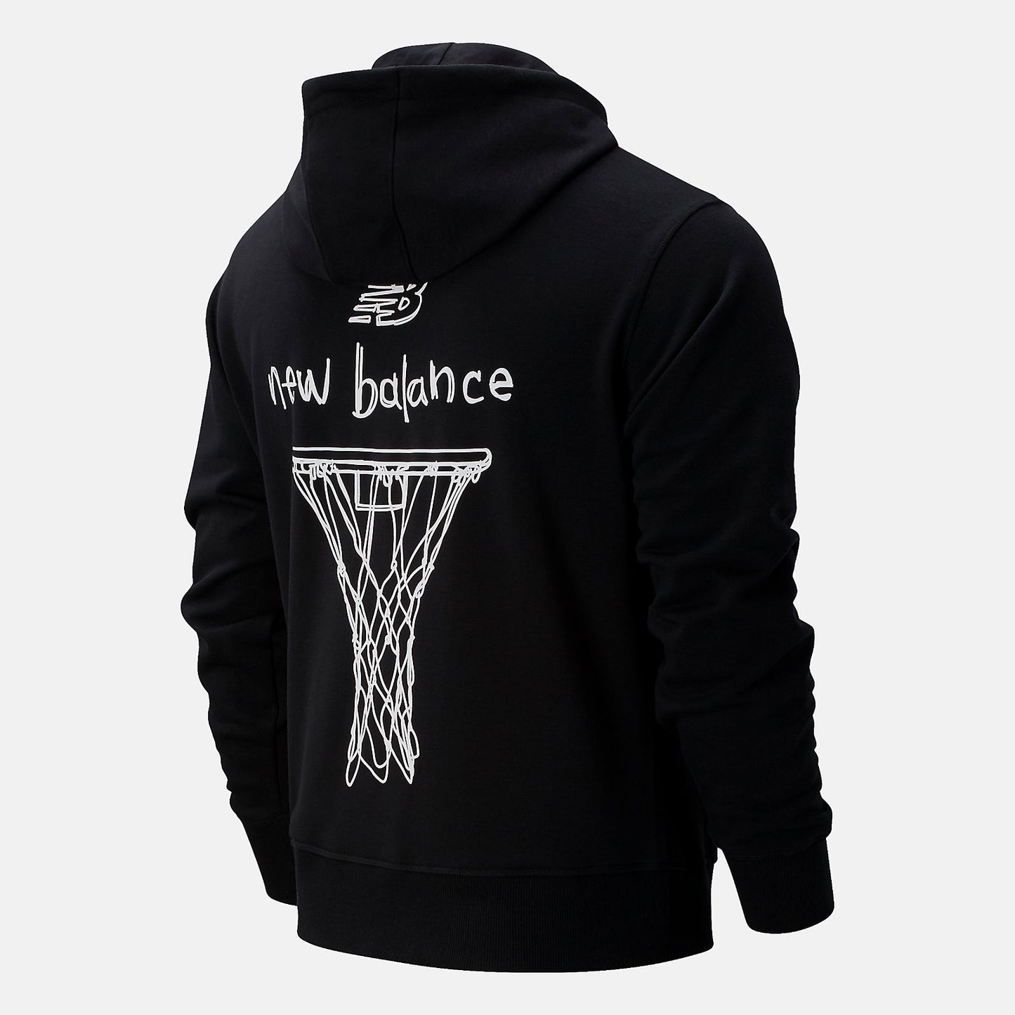 Black NB Swish Hoodie | New Balance Clothing