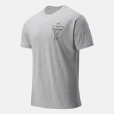 Athletic Grey NB Swish Tee | New Balance Clothing