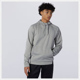 Athletic Grey Tenacity Fleece Pullover | New Balance Clothing