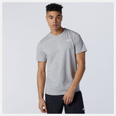 Athletic Grey Heathertech Tee | New Balance Clothing