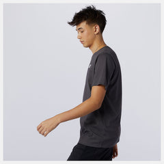 Black Heather Heathertech Tee | New Balance Clothing