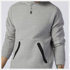 Athletic Grey Fortitech Fleece Pullover | New Balance Clothing