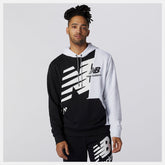 Black Multi NB Athletics Splice Hoody | New Balance Clothing