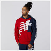 Team Red Inline NB Athletics Splice Hoody | New Balance Clothing