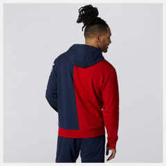 Team Red Inline NB Athletics Splice Hoody | New Balance Clothing