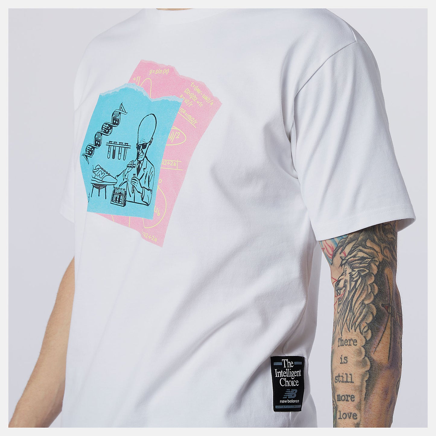 White NB Athletics Evans Science Tee | New Balance Clothing