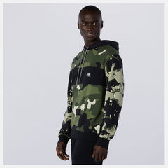 Black/Magnet NB Essentials Fleece Camo Hoodie | New Balance Clothing