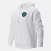 White NB Basketball Colorized Court Hoodie | New Balance Clothing