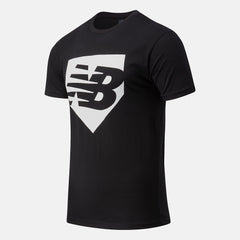 Black Baseball Plate Graphic Tee | New Balance Clothing