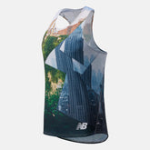 Multi Color TCS New York City Marathon Printed Singlet | New Balance Clothing